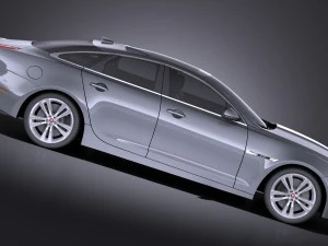 Jaguar XJ 2017 vray 3D Model