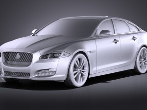 Jaguar XJ 2017 vray 3D Модель