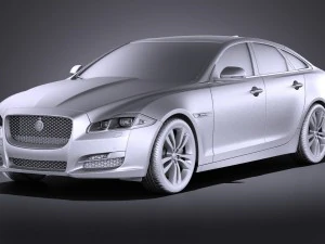 Jaguar XJ 2017 vray 3D Model