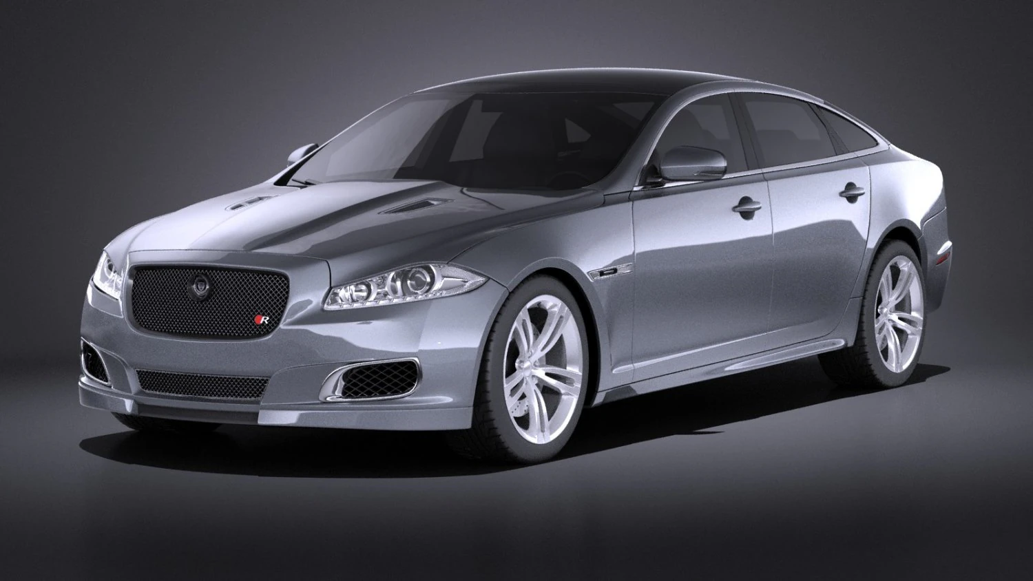 Jaguar XJR 2015 vray 3D Model .c4d .max .obj .3ds .fbx .stl .blend 