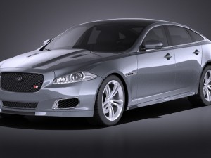 Jaguar XJR 2015 vray Modello 3D