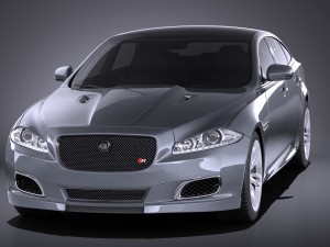 Jaguar XJR 2015 vray Modelo 3D