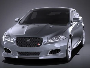 Jaguar XJR 2015 vray 3D Model