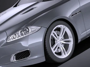 Jaguar XJR 2015 vray 3D Model