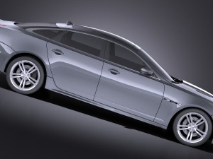 Jaguar XJR 2015 vray Modelo 3D