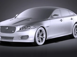 Jaguar XJR 2015 vray 3D Model