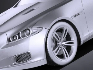 Jaguar XJR 2015 vray 3D Model