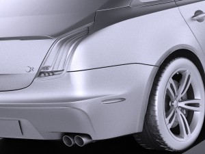 Jaguar XJR 2015 vray Modelo 3D