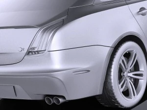 Jaguar XJR 2015 vray 3D Model