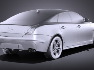 Jaguar XJR 2015 vray Modelo 3D