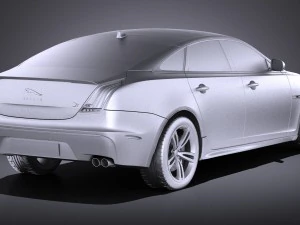 Jaguar XJR 2015 vray 3D Model