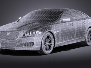 Jaguar XJR 2015 vray Modelo 3D