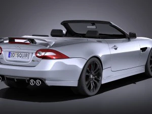 Jaguar XKR-S Convertible 2014 vray 3D Model