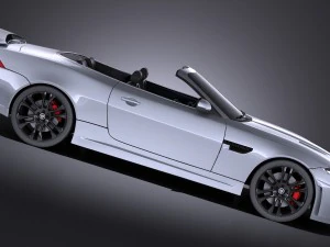 Jaguar XKR-S Convertible 2014 vray 3D Model