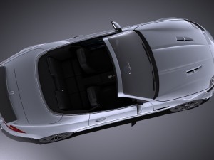 Jaguar XKR-S Convertible 2014 vray 3Dモデル