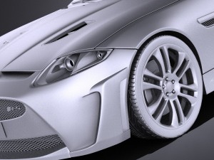 Jaguar XKR-S Convertible 2014 vray 3Dモデル