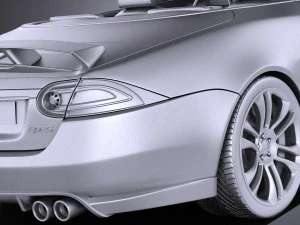Jaguar XKR-S Convertible 2014 vray 3D Model