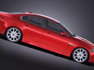 Jaguar XF-R 2015 vray 3D Model