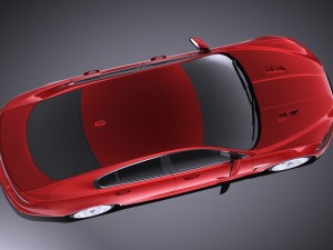 Jaguar XF-R 2015 vray 3D Model