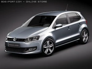 Volkswagen Polo 2010 3D Model