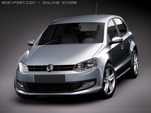 Volkswagen Polo 2010 Modelo 3D