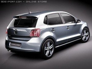 Volkswagen Polo 2010 Modelo 3D