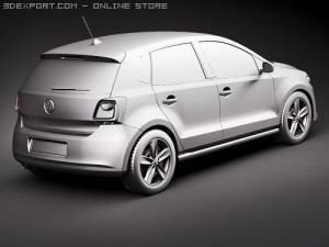 Volkswagen Polo 2010 Modelo 3D