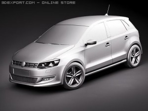Volkswagen Polo 2010 Modelo 3D