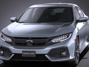 Honda Civic Hatchback 2017 3D Model