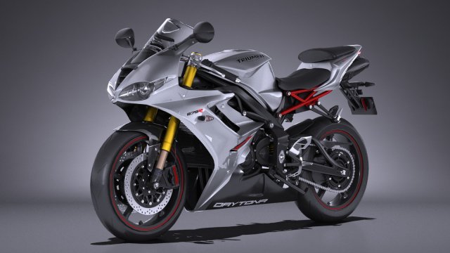 Triumph Daytona 675 2016 Modello 3D in Motocicletta 3DExport