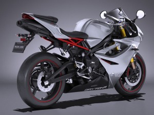 Triumph Daytona 675 2016 Modelo 3D