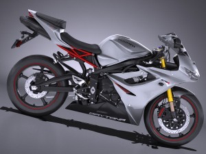 Triumph Daytona 675 2016 Modelo 3D