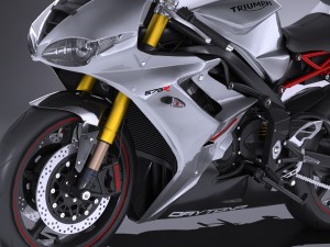 Triumph Daytona 675 2016 Modelo 3D