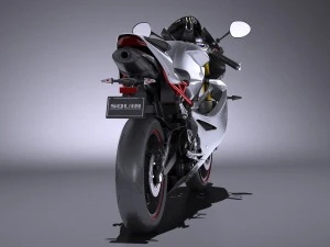 Triumph Daytona 675 2016 3D Model