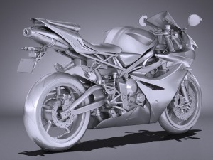 Triumph Daytona 675 2016 Modelo 3D