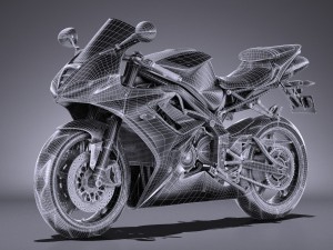 Triumph Daytona 675 2016 Modelo 3D