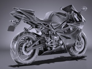 Triumph Daytona 675 2016 Modelo 3D