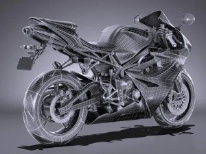 Triumph Daytona 675 2016 3D Model