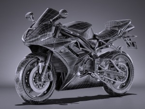 Triumph Daytona 675 2016 Modelo 3D