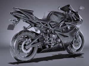 Triumph Daytona 675 2016 Modelo 3D