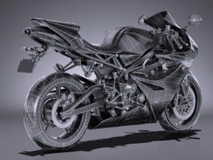 Triumph Daytona 675 2016 3D Model