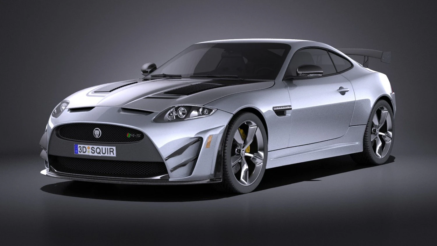Jaguar XKR-S GT 2015 vray 3D Model .c4d .max .obj .3ds .fbx .stl .blend 