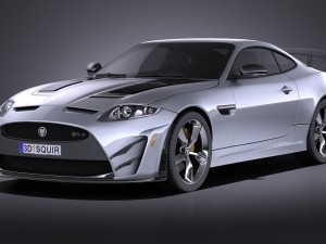 Jaguar XKR-S GT 2015 vray 3D Model