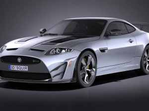 Jaguar XKR-S GT 2015 vray Model 3D