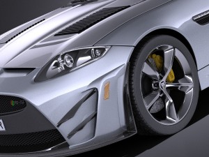 Jaguar XKR-S GT 2015 vray 3D मॉडल