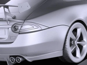 Jaguar XKR-S GT 2015 vray 3D Model