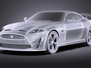 Jaguar XKR-S GT 2015 vray 3D Model