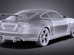 Jaguar XKR-S GT 2015 vray 3D मॉडल