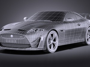 Jaguar XKR-S GT 2015 vray 3D मॉडल