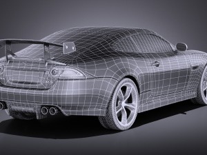 Jaguar XKR-S GT 2015 vray 3D मॉडल